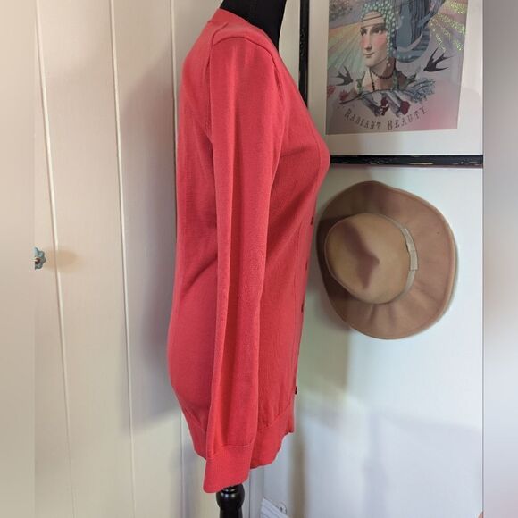 Brooks Brothers 💯% Supima Cotton Cardigan SM Tomato Girl Preppy Chic Heritage - Picture 5 of 9
